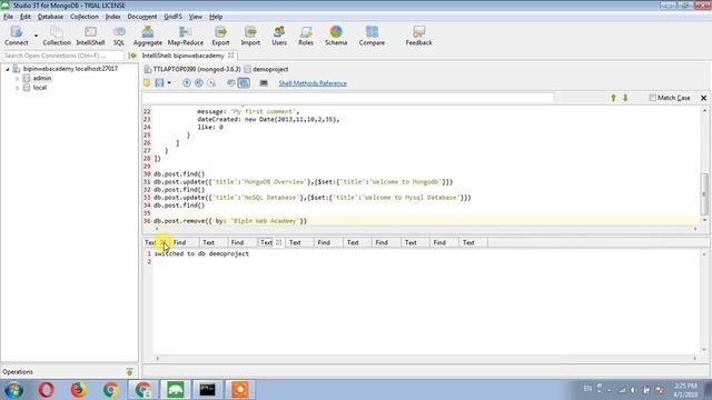 Learn Mongodb In Hindi | How To Delete Document In Mongodb Hindi