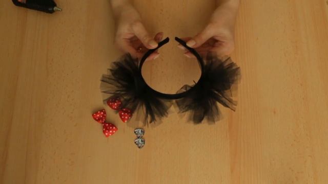 Ушки Минни маус /DIY Minnie Mouse ears. смотреть онлайн
