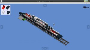 LDD LEGO 60051 High-speed Passenger Train (Скоростной пассажирский поезд)