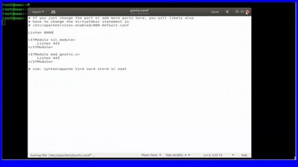 How To Change Apache2 HTTP Default Port On Ubuntu 18.04.1 LTS