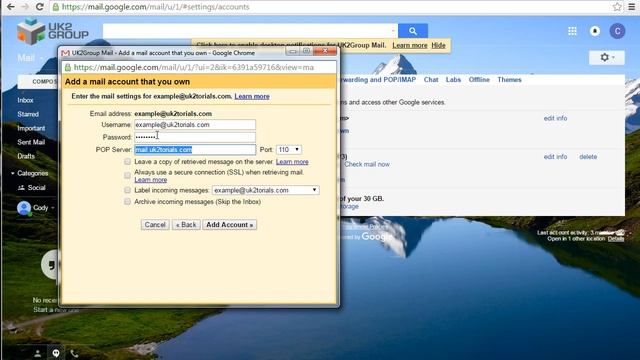 UK2torials: How To Set Up Gmail To Retrieve Email From Your Domain смотреть онлайн