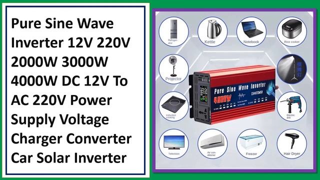 Top 5 Best Pure Sine Wave Inverter | New Best Solar Inverter 2023 смотреть онлайн