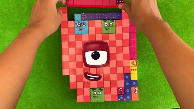 NUMBERBLOCKS - Create Numberblock Puzzle Tetris Game with NEW Giant of 100 смотреть онлайн