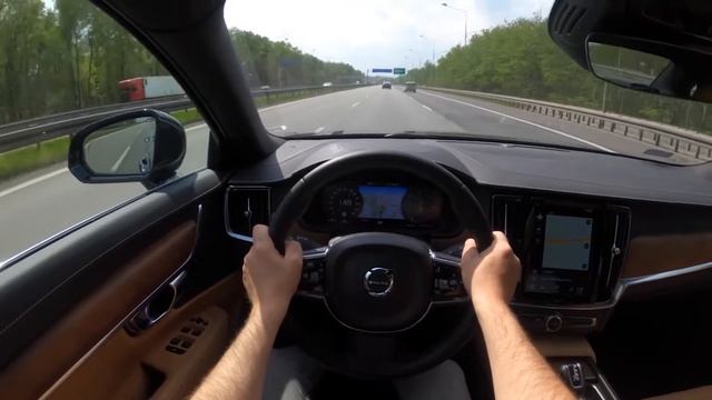 VOLVO S90 INSCRIPTION TEST DRIVING (AMAZING CAR?????)POV DRIVE SHORT смотреть онлайн