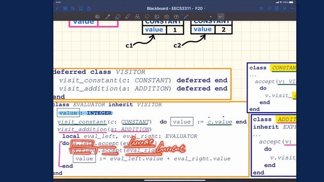 [HD] EECS3311 F20 Lecture 11 Part 3b - Visitor Design Pattern - Runtime (Double Dispatch) смотреть онлайн