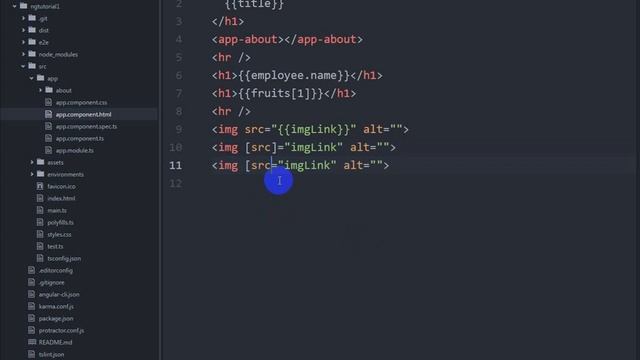 Angular 2: property binding and event binding смотреть онлайн
