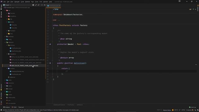 Laravel MySql Datenbank einrichten смотреть онлайн