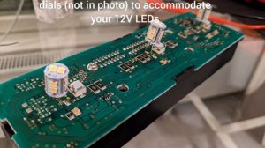 Nissan Note E11 (2006-2012) Climate Control / AC dial backlight fix