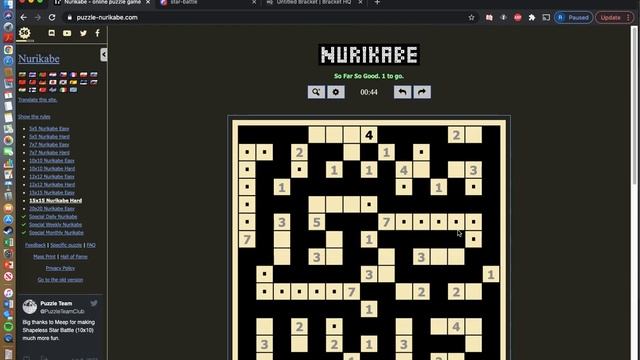 Solving a couple of Nurikabe puzzles смотреть онлайн
