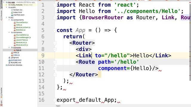 M2L3 5 Implementing navigation with React Routing 2 смотреть онлайн