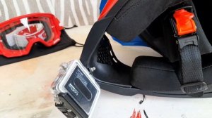 Как прикрепить камеру на шлем