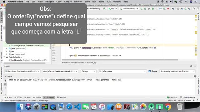 Firestore Kotlin - Parte 3 - Consulta - Query смотреть онлайн
