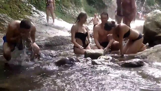 Экскурсия в Кодорское ущелье. Шакуранский водопад. 2015 г. Видео 34 смотреть онлайн