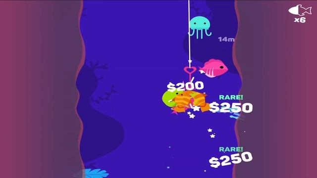 Go legendary to maximize your high score | Tiny Fishing on Kiloo.com смотреть онлайн