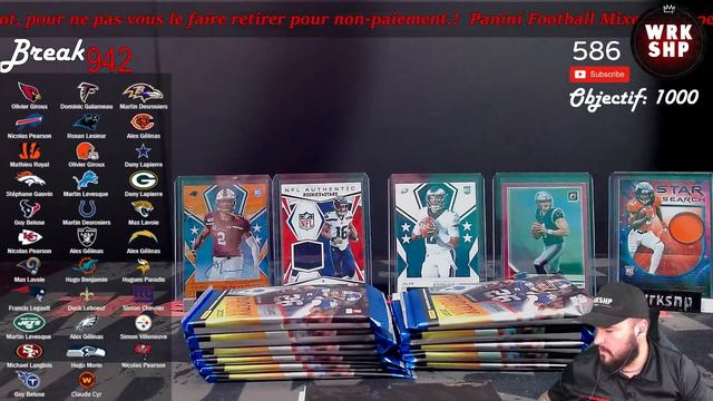 Break 942. Panini Football Mixer. 3 box + Rams Jersey. Case Hit and more...!!! смотреть онлайн