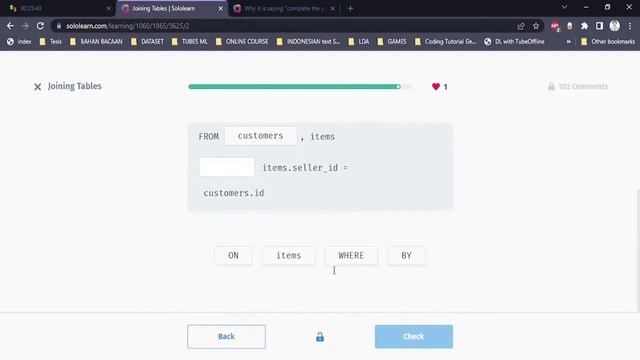 Grinding SQL sololearn #100daysofcode смотреть онлайн
