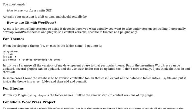 Wordpress: How to use wordpress with Git? (2 Solutions!!) смотреть онлайн