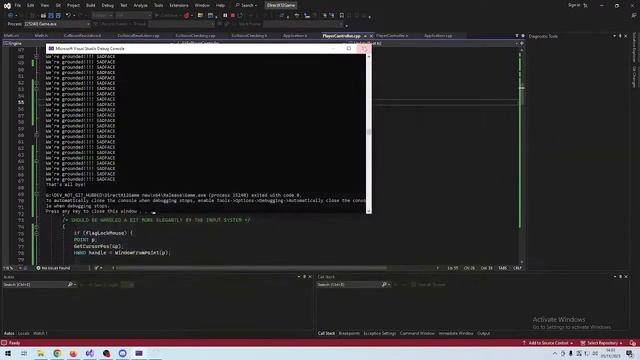 DirectX12 game from scratch in C++ (Making the player controller jump) смотреть онлайн