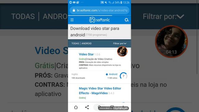 Consegui instalar video star no Android 😱 смотреть онлайн