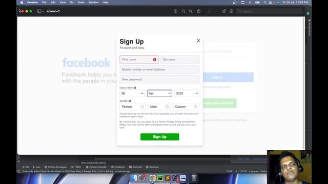 Capture Screenshot in Selenium Python | Selenium Java & Python Full Training смотреть онлайн