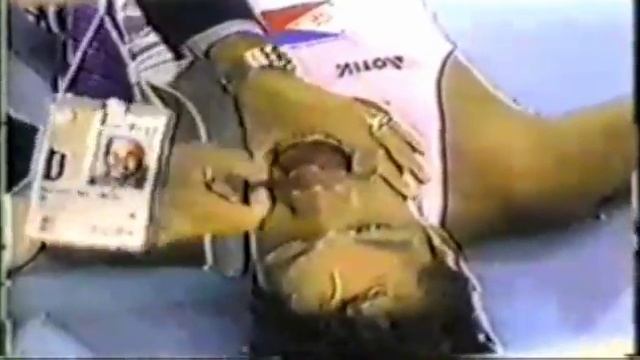Константин Цзю vs Леопольдо Контанцио. 1988 год. Уже тогда они падали! смотреть онлайн