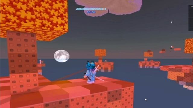 Using WALLHOP To Win (Roblox Skywars)