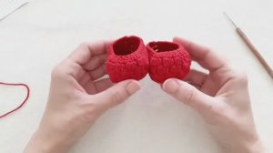 Вязание крючком - Сандалии для вязаных игрушек.