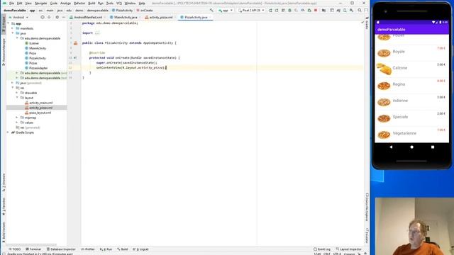 demo Intents explicites -- échanger des objets parcelables смотреть онлайн