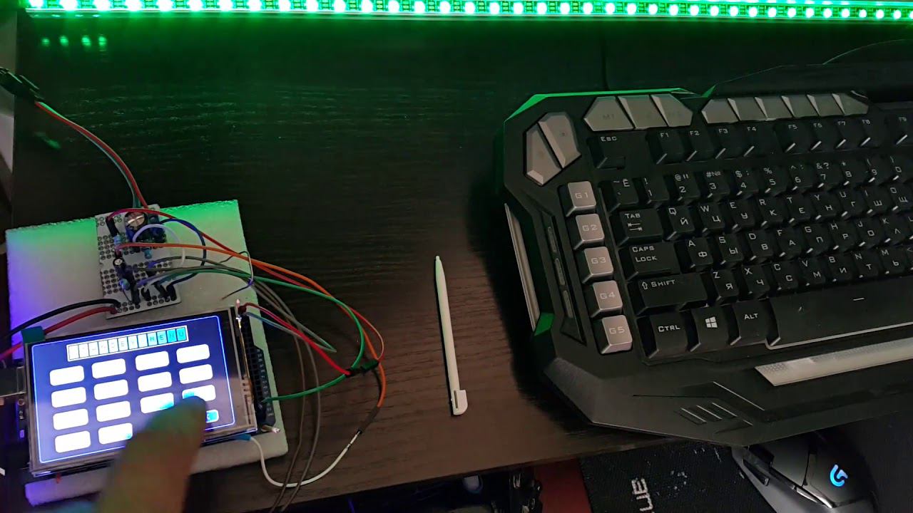 Test TFT LCD Screen Vu Meter смотреть онлайн