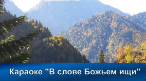 № 25 В Слове Божьем ищи утешенье | Караоке с голосом | Христианские песни | Гимны надежды