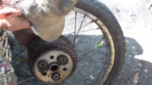 Замена колеса на мопеде Карпаты | Пора соответствовать названию!