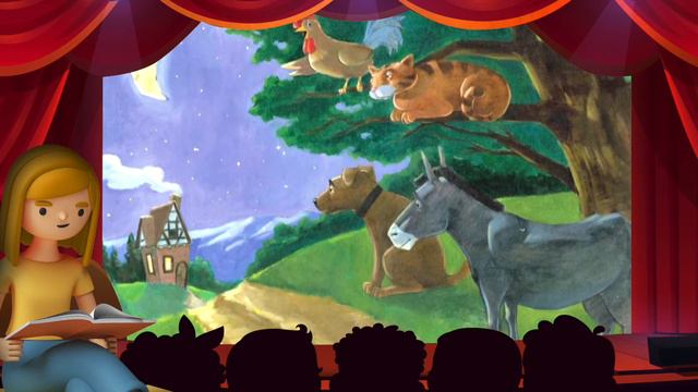 The Musicians of Bremen 🐴🐕🐈🐓 Classic Bedtime Stories for kids Bremen Town Musicians Story Audio Boo смотреть онлайн