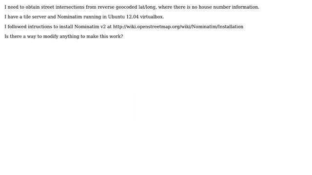 GIS: Reverse geocoding Nominatim results? смотреть онлайн