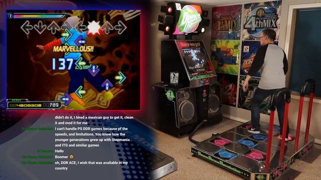 Let's play Dance Dance Revolution Extreme 2 (PS2/US) on an arcade cabinet смотреть онлайн