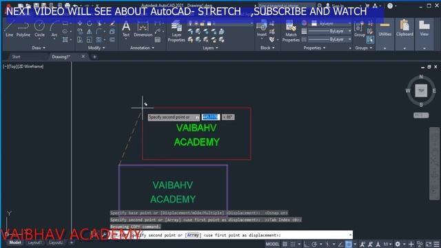AutoCAD 2021:COPY Command смотреть онлайн