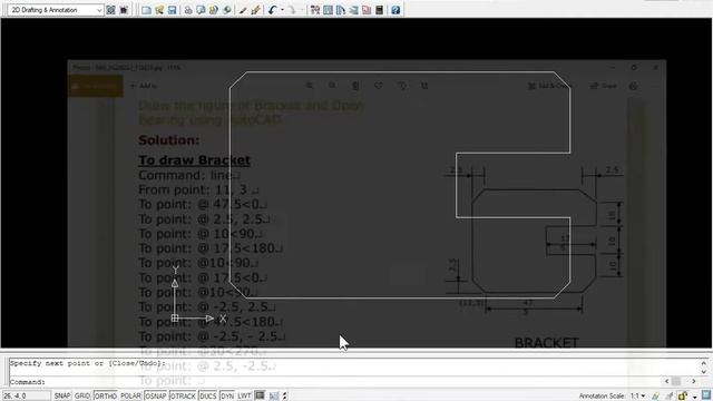 BRACKET DESIGN IN AUTOCAD.BY PRAYING LIPS FOUNDATION FOR ADVAITA GLOBAL cont 9866548910 смотреть онлайн