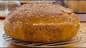 Хлеб на закваске с солодом и семенами