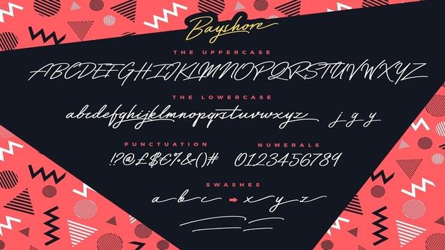 Bayshore + New! Neon Glow Styles Font Free Download смотреть онлайн