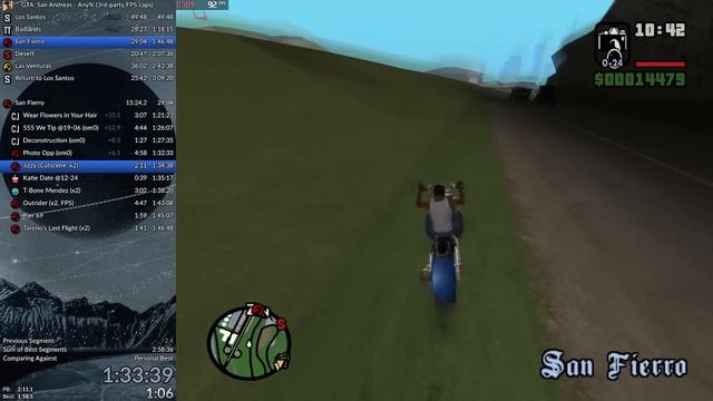 GTA SA in 3:07:30 any% speedrun смотреть онлайн
