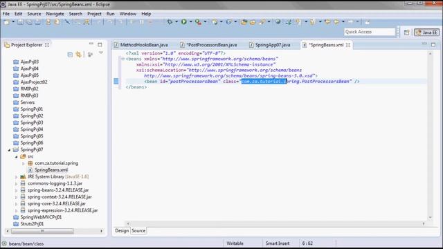 Spring Framework (Tutorial 07 - Bean Initialization & Destruction) смотреть онлайн