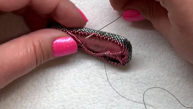 Garden View Trapezoid Art Cabochon Beaded Pendant Bezel and Bail Tutorial смотреть онлайн