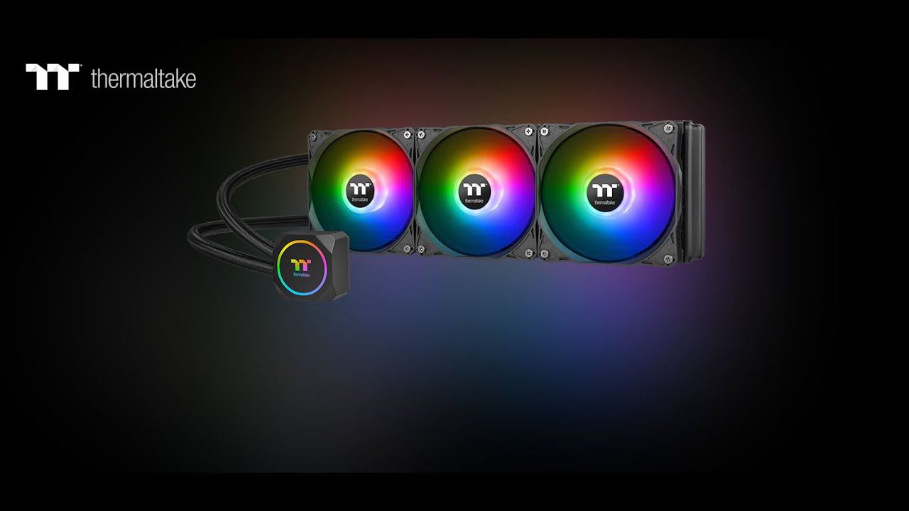 Распаковка и Обзор системы охлаждения Thermaltake AIO TH360 ARGB Sync (2160р 4К)