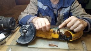DEWALT 28156 QS УШМ ремонт схемы управления оборотами двигателя