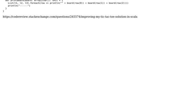 Code Review: Improvements, TicTacToe in Scala смотреть онлайн