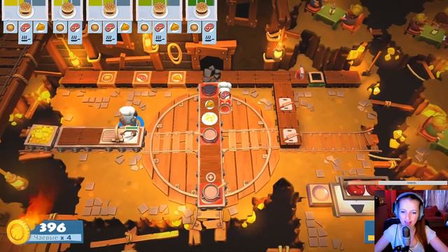 ЧУДЕСА НА КУХНЕ 🎀 Wolfy в Overcooked смотреть онлайн