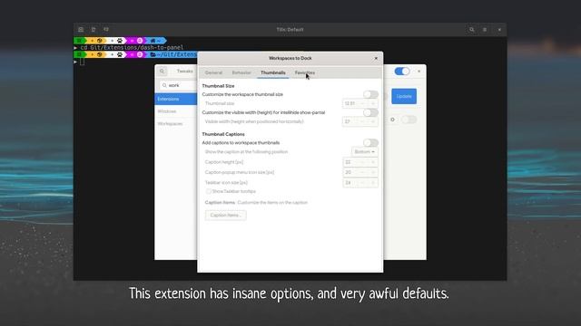 GNOME 3.32: PowerLevel10K Shell Prompt & Workspaces to Dock Extension смотреть онлайн