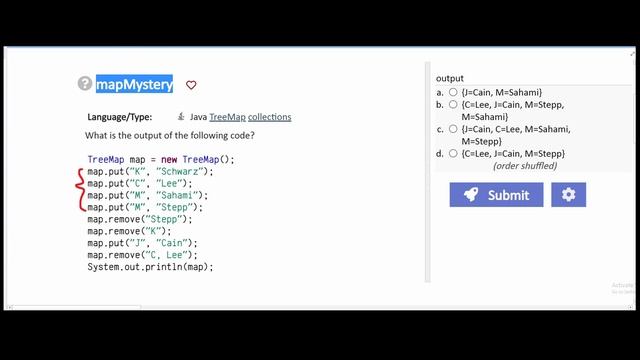 Java CodeStepByStep || mapMystery || treeMap, collections смотреть онлайн