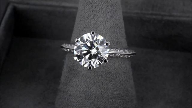 Помолвочное кольцо с бриллиантом 3ct смотреть онлайн