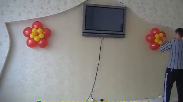 Украшение детского садика на 8-е Марта (Decoration kindergarten to March 8) смотреть онлайн