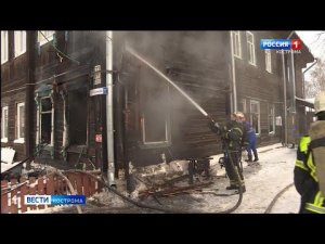На пожаре в многоквартирном доме в Костроме погиб мужчина